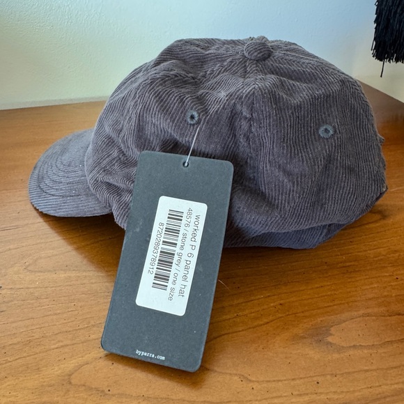 Parra Worked P 6 Panel Hat Corduroy Cap with Logo - Picture 6 of 8